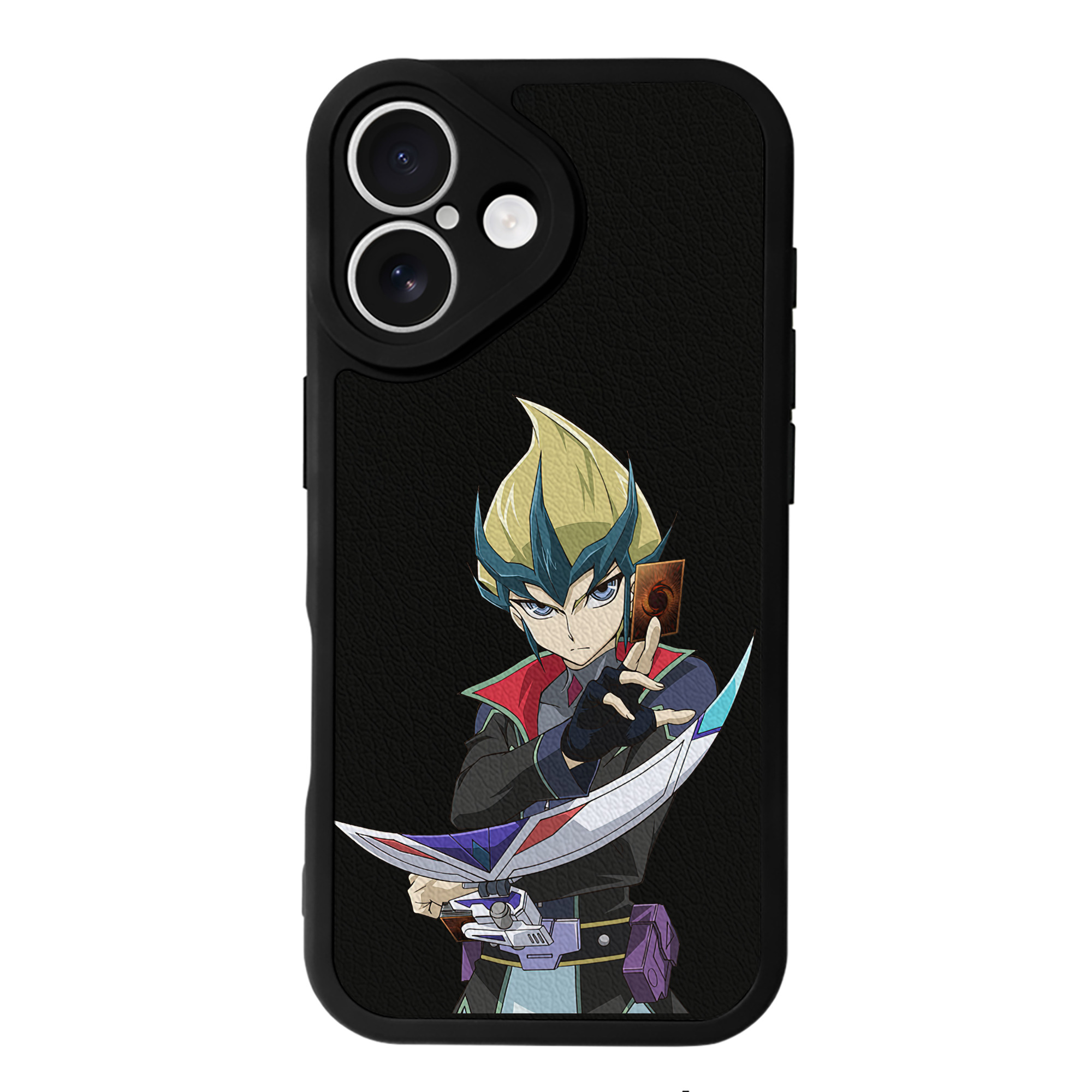 遊☆戯☆王 Yu-Gi-Oh! 【iPhone 16シリーズ対応】シリコンスマホケース（レザー調） 材質：シリコン